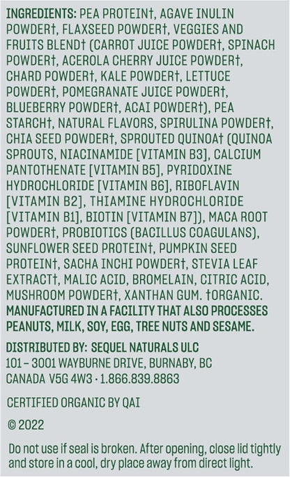 Vega Organic All-in-One Vegan Protein Powder, Berry - Superfood Ingredients, Vitamins for Immunity Support, Keto Friendly, Pea Protein for Women & Men, 1.5 lbs (Packaging May Vary)