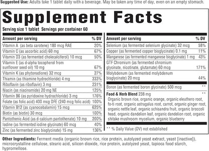 INNATE Response Formulas Men's One Daily Iron Free - Daily Multivitamin For Men Free of Iron - With B Vitamins - Vegetarian, Non-GMO, and Gluten-Free - 60 Count (60 Servings)