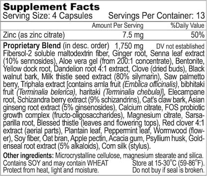 Century Systems The Cleaner 2 Pack Bundle 7 Day Women's and 7 Day Men's Ultimate Body Detox, 52 Capsules Each