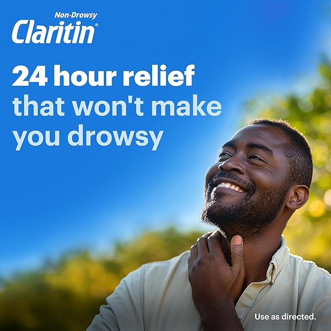 Claritin New Cooling Honey Flavored Liquid, 24hr Non-Drowsy Allergy Medicine for Adults — Instantly Soothing Liquid for Relief of Sneezing, Runny Nose, Watery Eyes and Itchy Throat 8 oz