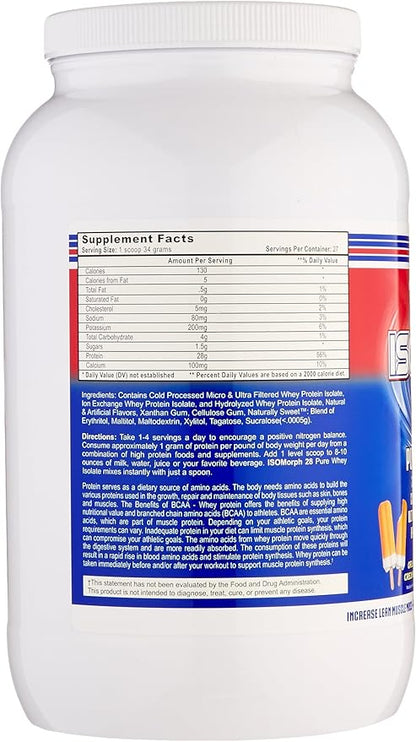 APS Nutrition Isomorph 28, Orange Creamsicle, 2 Pound