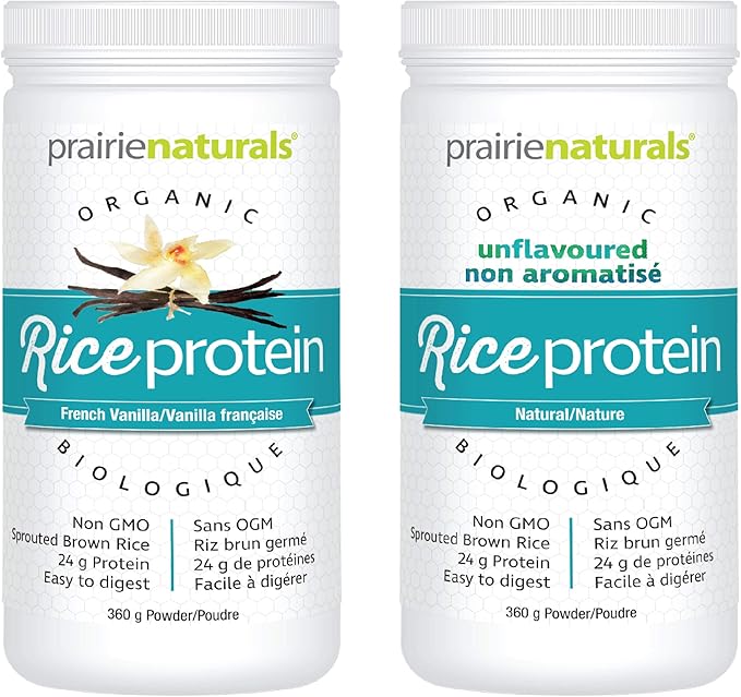Prairie Naturals Organic Sprouted Brown Rice Protein Vanilla, 12.7 Ounce