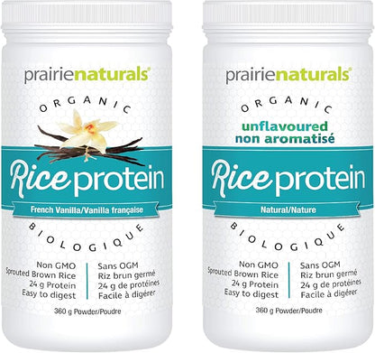 Prairie Naturals Organic Sprouted Brown Rice Protein Vanilla, 12.7 Ounce