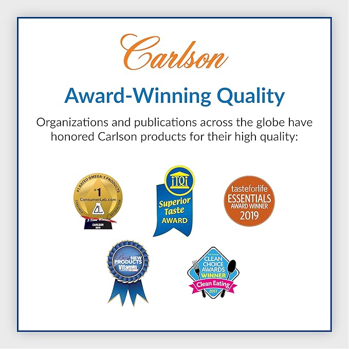 Carlson Labs Acetyl L-Carnitine, 500mg, 60 Capsules