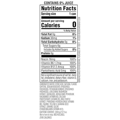 Rockstar Focus, Passion Fruit Mango, 12 Fl Oz Cans (Pack of 12)