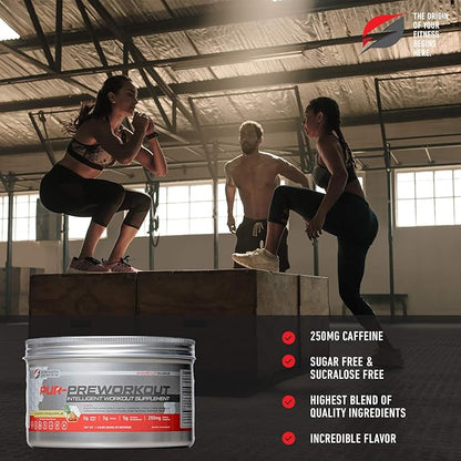 Preworkout Women Fat Burn Caffeine Powder BCAA Energy Creatine Powder Pre Workout Women Pre Workout for Men | Increased Endurance & Focus (Cherry Pineapple)