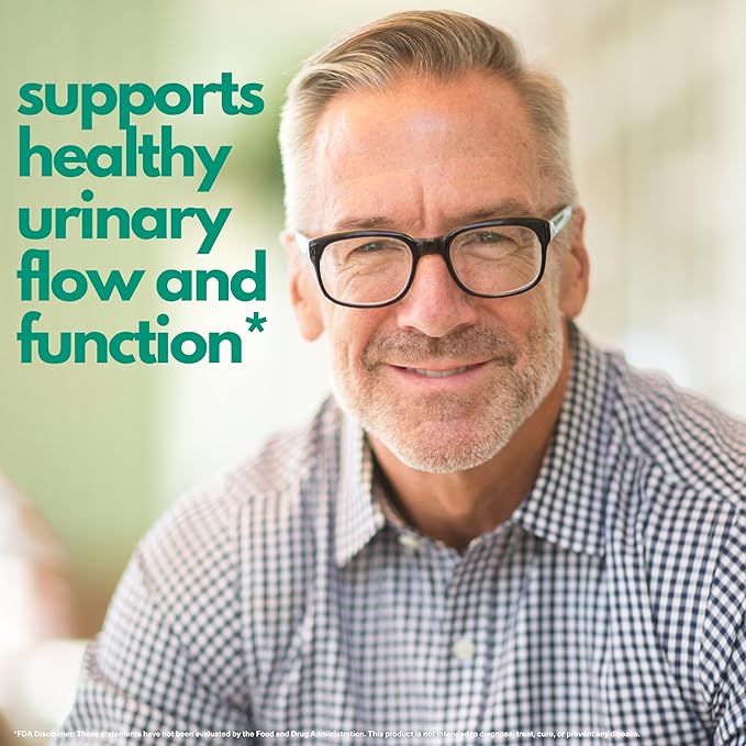 Elements Supreme Prostate, 60 Capsules (30 Day Supply), Advanced Prostate Support Supplement, Supports Healthy Urinary Flow and Function, Gluten Free