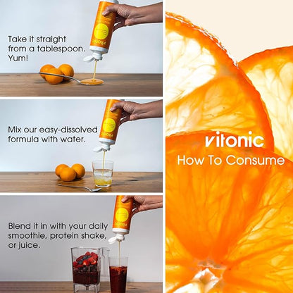 Liposomal Liquid Multivitamin – Vitamin C 1000mg, D3, B12 & Zinc Supplements – High Absorption, Daily Immune Support, 30 Servings, Non-GMO (15.22 fl oz)