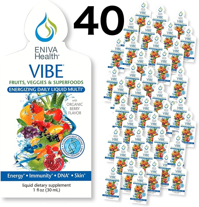 Health Vibe Liquid Multivitamins Mineral Supplements with Vitamins A, B12, C, D, E & Amino Acids | Fruits and Veggies Daily Supplement for Women & Men | Doctor Formulated | USA Made