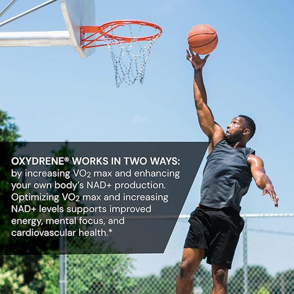 Novex Biotech Oxydrene NAD+ Enhancer - Natural Supplement Promoting Metabolism and Cardiovascular Support for Men and Women - (60 Capsules)
