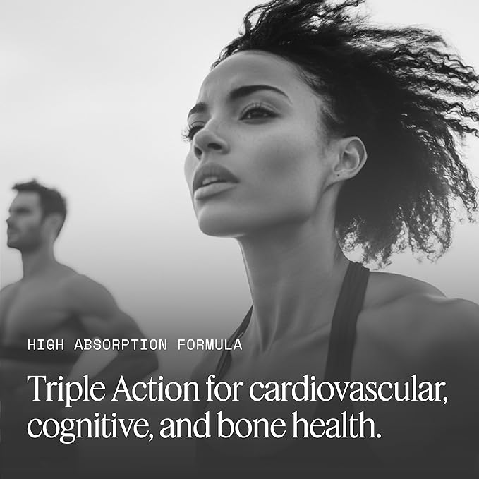 Magnesium Glycinate, Zinc Glycinate & Vitamin D3 - Triple Action for Immune, Muscle, and Bone Health, High Absorption Formula, 90 Count (Pack of 1)