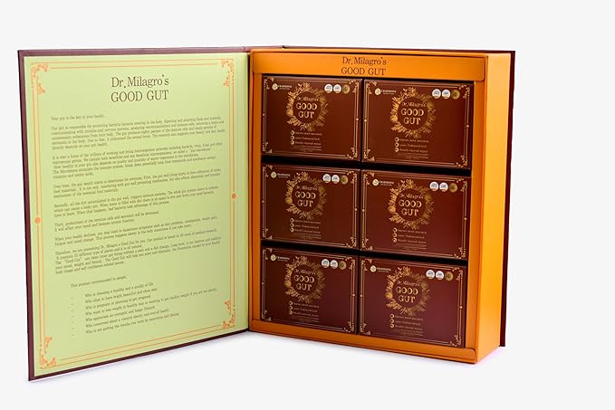 Dr. Milagro’s Good Gut - Repear Leaky Gut, Restore Gut Microbiome, Improve Bowel Movement, Detoxify Internal Organs, Support Healthy Cholesterol Level, Strong Metabolism, Colon Cleanse
