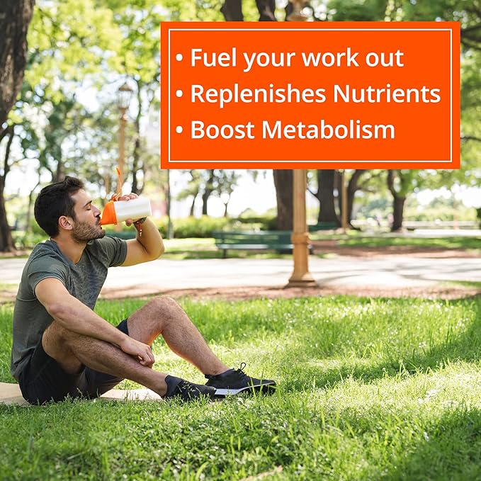 INVIGOR8 Superfood Grass Fed Whey Protein Isolate Shake Chocolate Brownie Gluten-Free and Non GMO Meal Replacement with Probiotics and Omega 3 (645g)