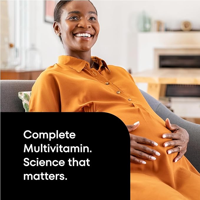 ONE A DAY Women’s Prenatal Advanced Complete Multivitamin with Brain Support* with Choline, Folic Acid, Omega-3 DHA & Iron for Pre, During & Post Pregnancy, 60+60 Ct (120 Total) (Packaging May Vary)
