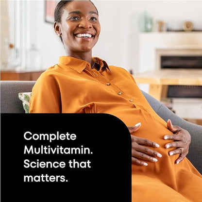 ONE A DAY Women’s Prenatal Advanced Complete Multivitamin with Brain Support* with Choline, Folic Acid, Omega-3 DHA & Iron for Pre, During & Post Pregnancy, 60+60 Ct (120 Total) (Packaging May Vary)