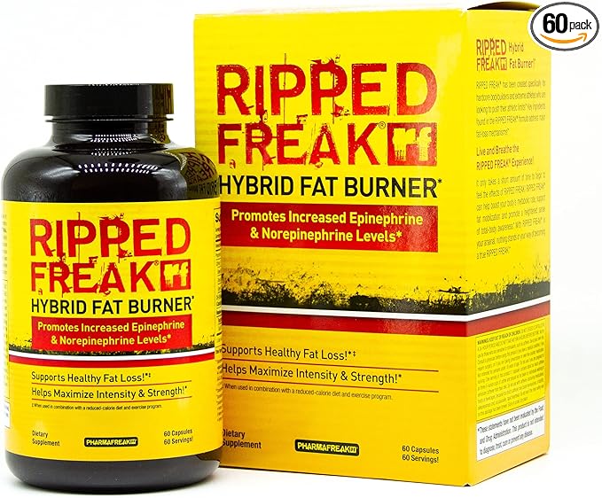 Pharmafreak Ripped Freak 60ct - USA - Hybrid Fat Burner