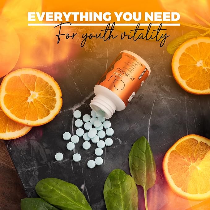 Mineral Supplement Tablets with Copper, Zinc, Vitamin C, Selenium, Boron, and Molybdenum - 90 Tablets/Bottle