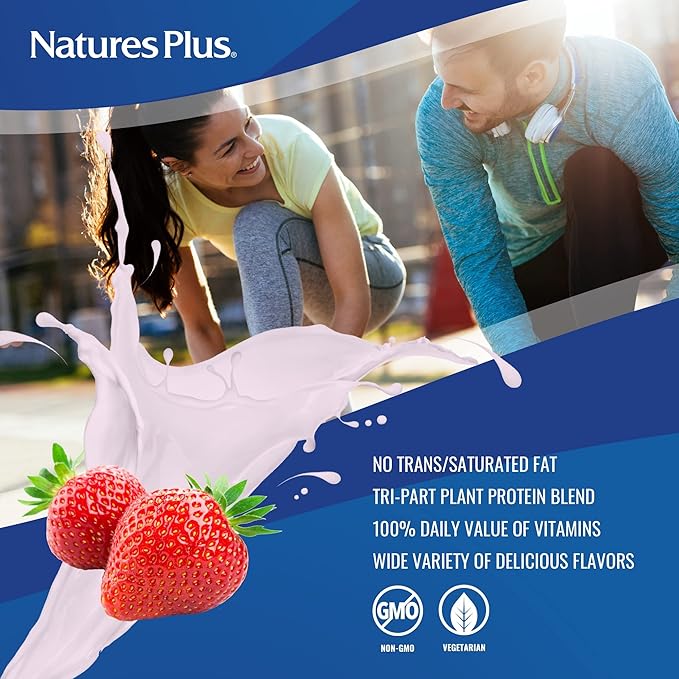 Natures Plus Spirutein Strawberry (8 Packets)