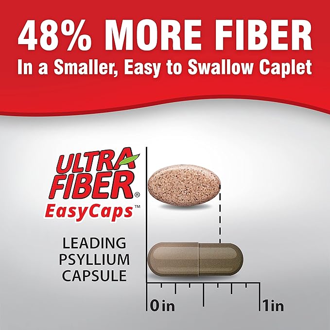 Caplets - The Small Pill with More Fiber - Fiber Support for Regularity – 150ct