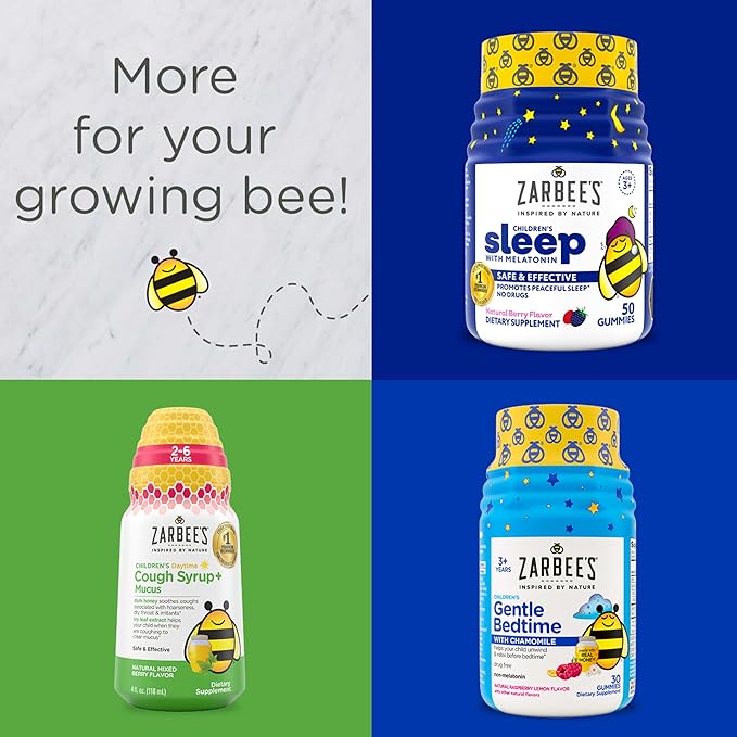 Zarbee's Kids Immune Support, Vitamin C, D & Zinc Daily Immunity Vitamins for Children 4+ Years, Natural Tropical Fruit Flavor, 28 Chewable Tablets