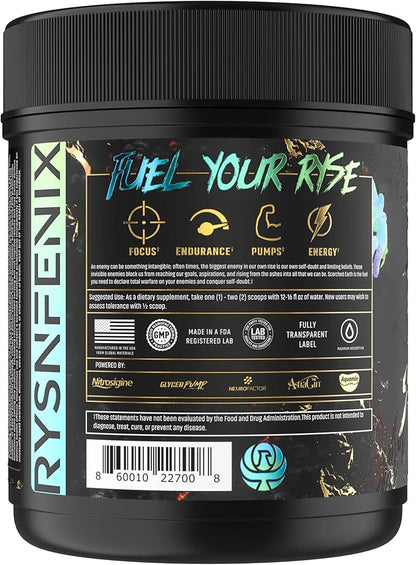 Scorched Earth Pre Workout Powder - Energy & Focus with Dual-Source Caffeine, Nootropics | Pumps from Citrulline, Beta Alanine, Nitrosigine®, GlycerPump™ - Sour Gummy Worm