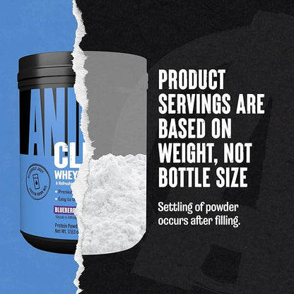 Clear Whey Isolate Protein Powder - Easy to Digest and Mix, 5g BCAA, Deliciously Juicy, Refreshing Anytime Drink for Men and Women, Blueberry Acai 500g (20 Servings)
