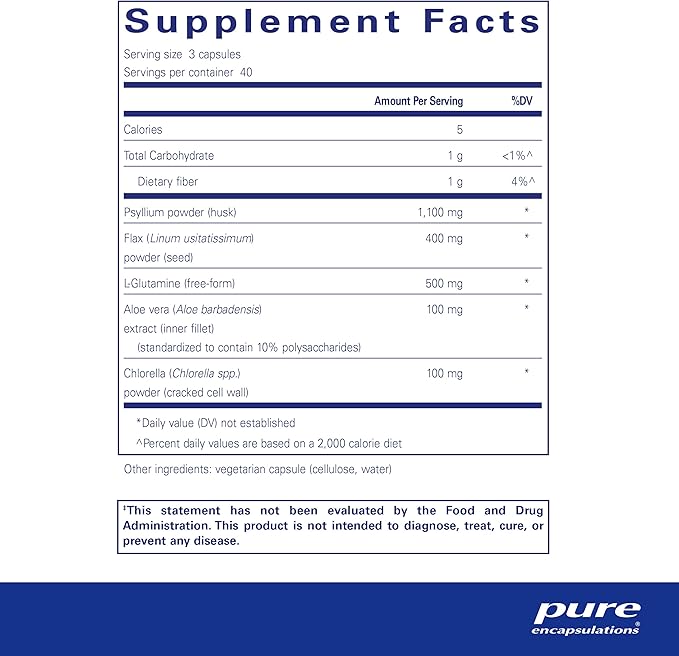 Pure Encapsulations G.I. Fortify (Capsules) | Supports G.I. Function, Motility and Detoxification | 120 Capsules