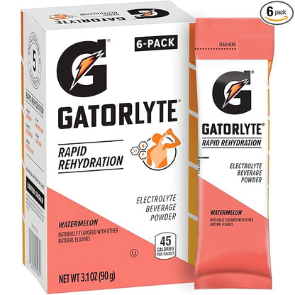 Gatorlyte Powder Watermelon, 16.9oz (Pack of 6)