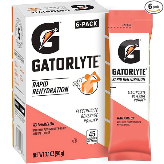 Gatorlyte Powder Watermelon, 16.9oz (Pack of 6)