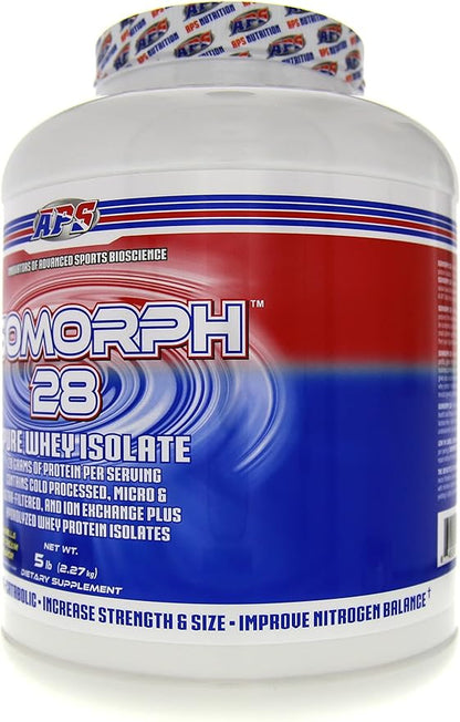 APS Nutrition Isomorph Protein Powder Supplement | Whey Protein Isolate | Ultra- Filtered | 28g Protein |Vanilla Ice Cream, 5 Pound (Pack of 1)