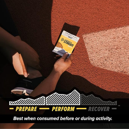 Honey Stinger Organic Vanilla Waffle | Energy Stroopwafel for Exercise, Endurance and Performance | Sports Nutrition for Home & Gym, Pre and Post Workout | Box of 16 Waffles, 16.96 Ounce