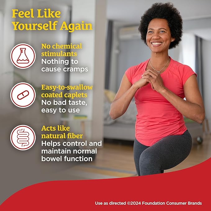 Fibercon (Caplets) Fiber Therapy for Regularity with Calcium Polycarbophil, 140 Count