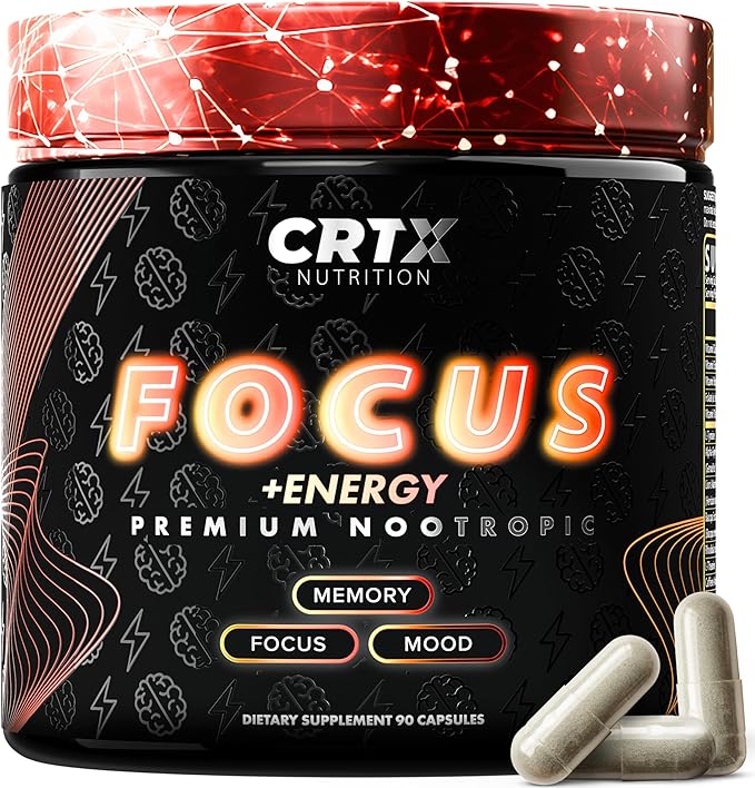Nootropic Brain Supplements for Memory and Focus Supplement - Ultra Premium Memory Supplement for Brain 14-in-1 Brain Energy Blend - Nootropics Cognitive Supplement Brain Fog, Energy and Focus - 90ct