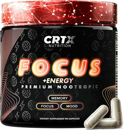 Nootropic Brain Supplements for Memory and Focus Supplement - Ultra Premium Memory Supplement for Brain 14-in-1 Brain Energy Blend - Nootropics Cognitive Supplement Brain Fog, Energy and Focus - 90ct
