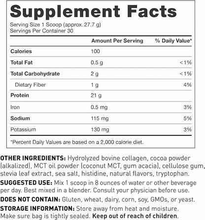 Amy Myers MD Pure Paleo Protein Powder - Clean Grass Fed Pasture Raised Protein - Hormone Free, Non-GMO, Gluten & Dairy Free - Perfect for Keto and Paleo- Mocha Latte - 29.31 oz (831 g)