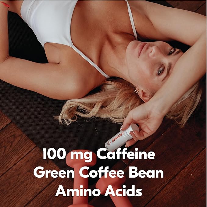 Tru Power Shot, Pre Workout Extra Strength Energy Shots with BCAAs, Watermelon Flavored Shots, 100 mg Natural Caffeine, Kosher, Gluten Free, Low Calories, Zero Sugar Supplement, 2oz (Pack of 12)