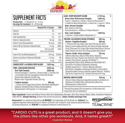 Cardio Cuts 4.0 - Raspberry Lemonade - 8.6 oz.