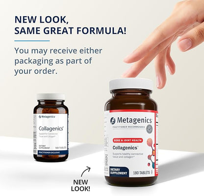 Metagenics Collagenics Nutritional Supplement Support for Connective Tissue and Collagen Tablet - 180 Count