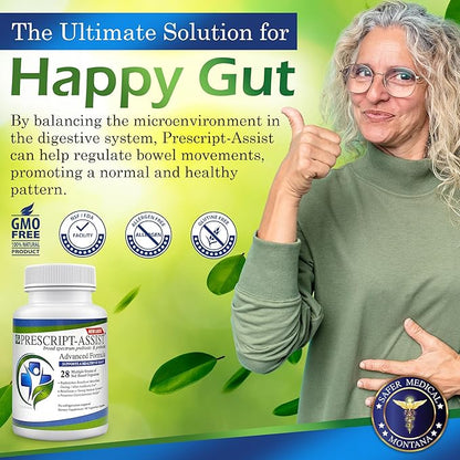 Prebiotics & Probiotics for Digestive & Immune Health with Pea Protein Advanced - Plant-Based 28 Strains Soil Microflora - Vegan, Supports Muscle Recovery & Gut Health, 90 Capsules