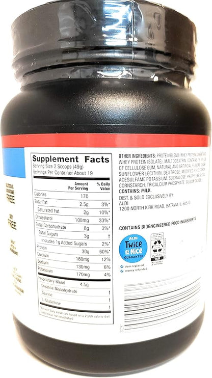 Elevation by Millville Vanilla Protein Powder 32oz, pack of 1