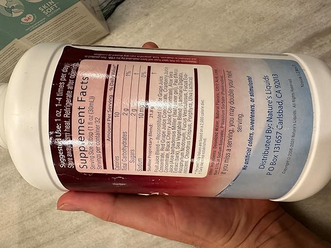 Nature's Liquids Aloe Vera Juice Oceanic Elixir - Proprietary Botanical Blend for Thyroid, Digestion and Immune Support, 32oz (Pack of 2)