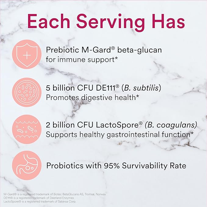 SmartyPants Men's & Women's Probiotic Immunity Gummies: Prebiotics & Probiotics for Digestive Health & Immune Support Supplement, Gluten Free, Vegan, Strawberry Crème Flavor, 60 Count (30 Day Supply)