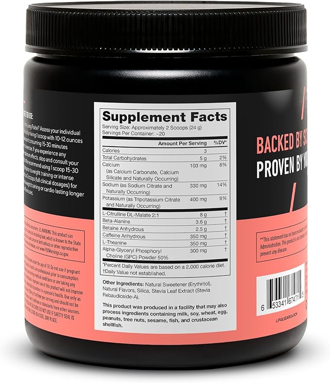 LEGION- All Natural Nitric Oxide Preworkout Drink to Boost Energy, Creatine Free, Naturally Sweetened, Beta Alanine, Citrulline, Alpha GPC (Arctic Blast)