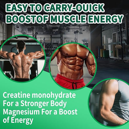 Creatine Monohydrate Gummies 5000mg for Men & Women, Chewables Creatine Monohydrate Supplement(120 Count)- Blueberry Pineapple