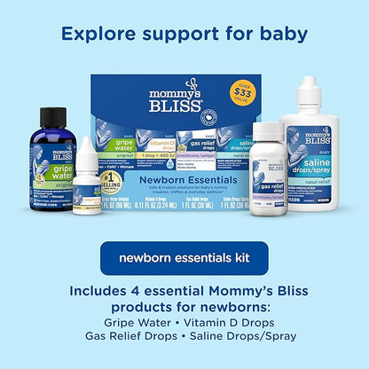 Mommy's Bliss Prenatal Multivitamin with Iron and Folic Acid, Supports Baby Development + Mom Immune System & Energy Levels w/ B Vitamins & Probiotics, Vegan & Gluten Free (45 Servings)
