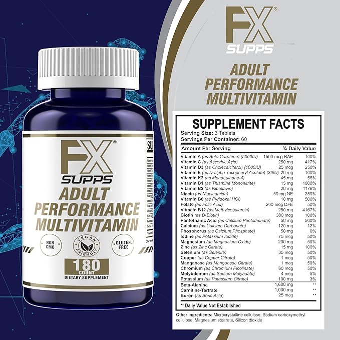 Adult Performance Multivitamin 180ct