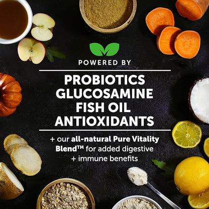 Pet Honesty Dog Multivitamin Max Strength - 15 in 1 Dog Vitamins for Health & Heart - Dog Essentials Fish Oil, Glucosamine, Probiotics, Omega Fish Oil - Dog Vitamins and Supplements for Skin and Coat