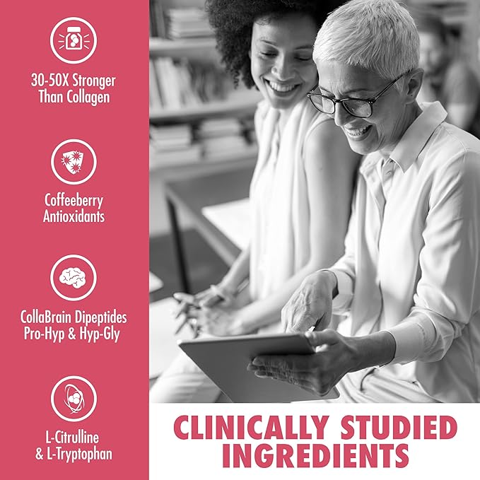 HEALTH DIRECT - AminoMind - Nootropic Collagen Supplement for Brain Health and BDNF - Pro-Hyp & Hyp-Gly Dipeptides, Coffeeberry Antioxidants - Passionfruit Guava - 14 Fl Oz (28 Servings)