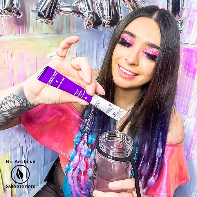 PARTYAID GO Feel Good Tonight and Tomorrow, Zero Sugar, 5-HTP, B-Complex, Milk Thistle, Electrolytes, No Artificial Flavors or Sweeteners, Caffeine-Free, 30 Count (Pack of 1)